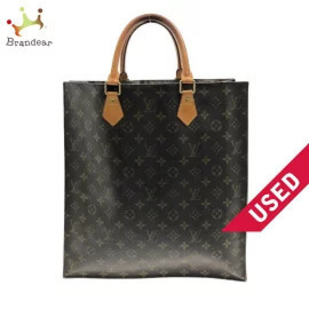 LOUIS VUITTON Sac Plat Handbag Monogram Canvas